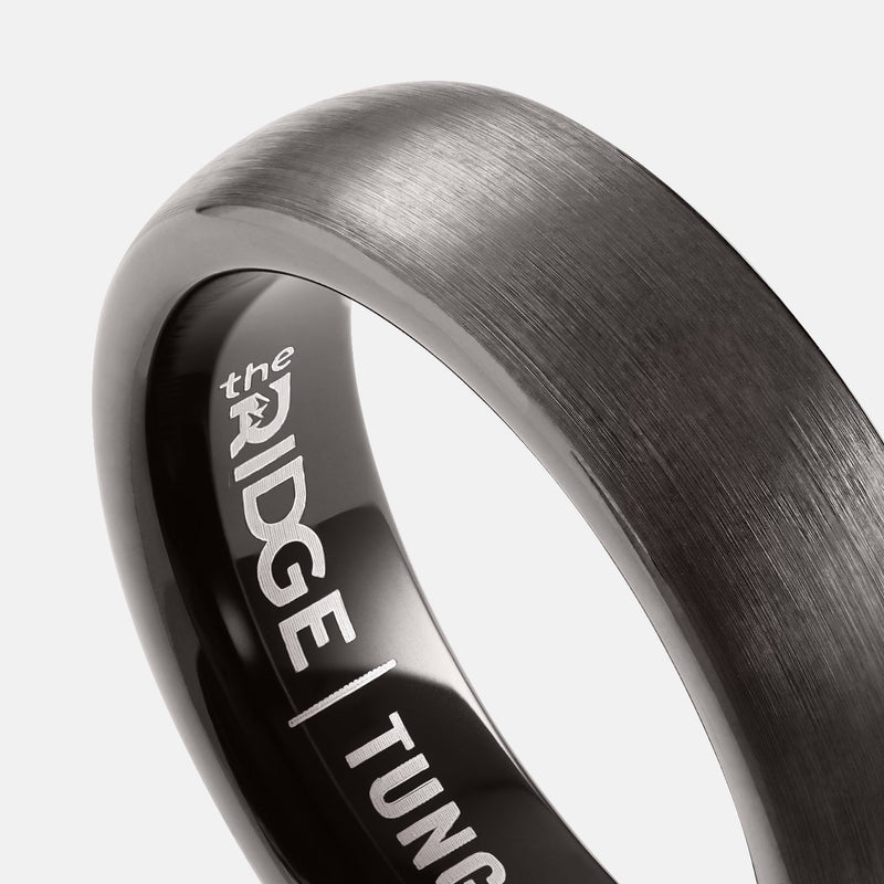 6mm Rounded Ring Set - Gunmetal
