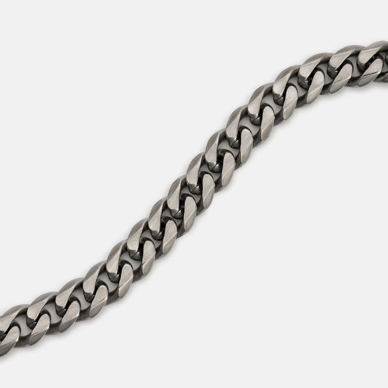 5mm Curb Chain - Titanium - 20"